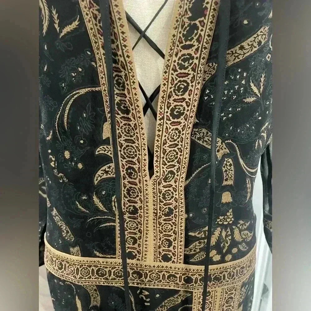 Floral Paisley Print Barbara Bui Midi Dress - Picture 17 of 17